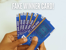 6x Gratta e vinci scherzo