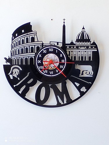 Orologio vinile roma - orologio, vinile.