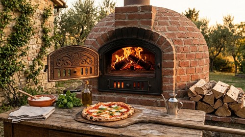 Forno pizza ghisa - ghisa, elementi