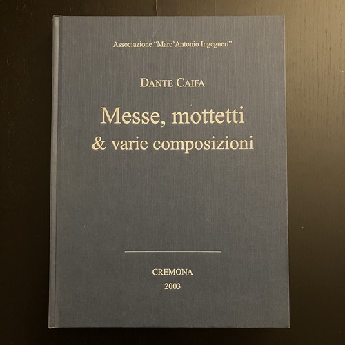 Libro messe mottetti - messe,, &