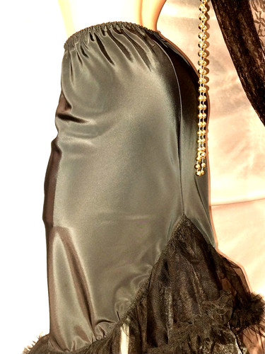 Vtg satin shiny - satin, west