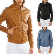 Giubbotto Uomo Pelle PU