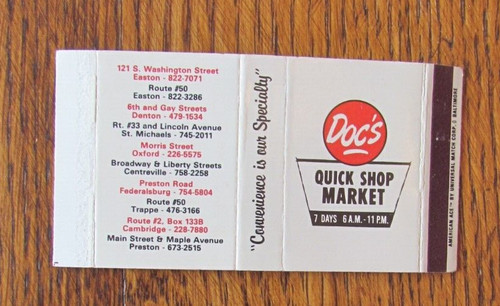 American ace matchbox - ace,