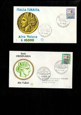 Lotto buste primo giorno Alti Valori 20.000 Lire 10.000 Lire