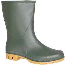 Stivali da Lavoro Tronchetto Bassi in PVC Gomma Impermeabili Uomo Caccia Pesca