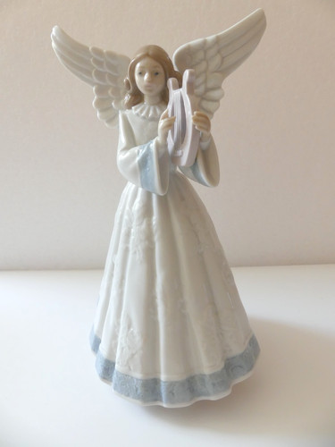 Lladro 5830 heavenly - lladro, harpist