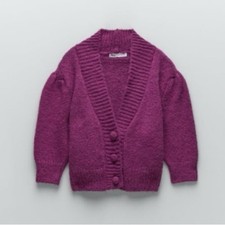 Cardigan Zara magenta viola