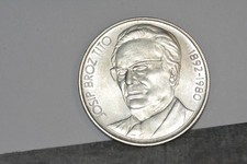 Iugoslavia moneta in argento 1000 dinara 1980 Tito