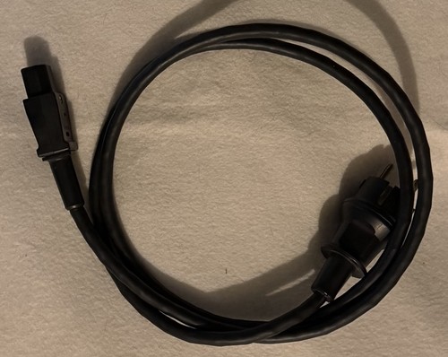 Burmester power cord - power, end