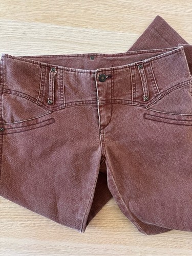 Jeans svasati marroni y2k - marroni,
