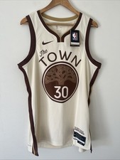 Maglia Stephen Curry Golden State Warriors Nike Authentic City Edition 48 Large