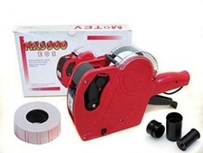 PREZZATRICE ETICHETTATRICE +11 ROTOLI ETICHETTE +2 TAMPONI DI INCHIOSTRO