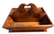 ANTICA SCATOLA POSATE RUSTICA