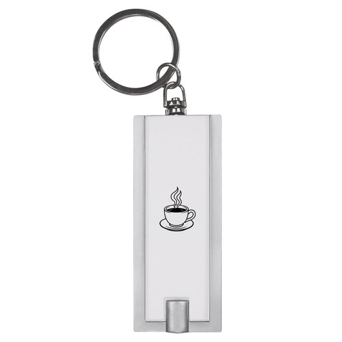 Torcia portachiavi led caffè - torcia, 'caffè