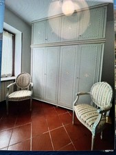 Armadio 4 ante impero veneziano dipinto a mano