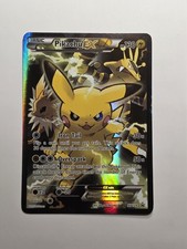Pokémon Pikachu EX Black Star Promo 2016 #XY124 TCG carta inglese danneggiata