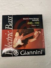 Giannini Corde Basso Elettrico .045-.100 Luce Regolare Confezione da 4