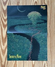 Rarissimo poster Nintendo SNES 1994 Secret of Mana / Monster Max vintage