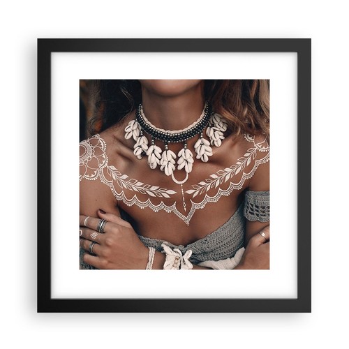 Poster 30x30cm donna - donna, etnica