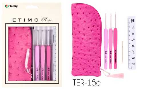 Set uncinetto tulip etimo rose - set,