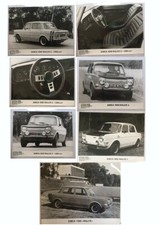 SIMCA RALLYE 1 e 2, set 7 foto originali, photographs