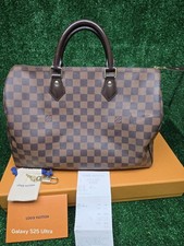Borsa Louis Vuitton Speedy 35 Damier Ebene 2018 ORIGINALE con autentica 