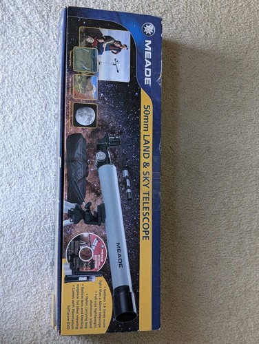 Meade 50m land sky telescope - meade,