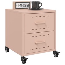 Comodini 2 pz Rosa 36x39x43,5