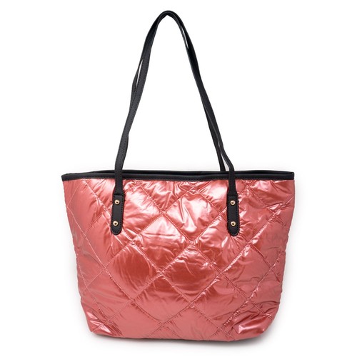 Borsa donna rosa piumino