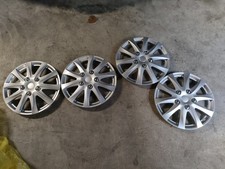 Set 4 Copricerchi 15" Pollici Universali Coppe Copri Ruota Borchie