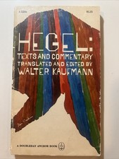 Hegel: Texts and Commentary