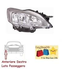 FARO FANALE PROIETTORE ANTERIORE DX PER PEUGEOT 508 2010 2014 H7 H7 DESTRO