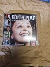 EDITH PIAF '' RETROSPECTIVE-1936-1962 '' BOX 5CD ALBUM MADE IN EUROPE EX/EX