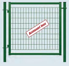 Cancello Economy verde senza serratura per recinzioni recinti rete metallica