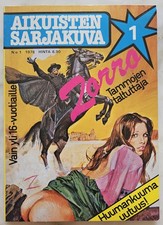 61) ZORRO L'INFILZATORE n. 1 - 1978 -rara edizione straniera- edicola MAI aperto
