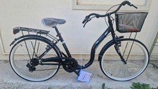 Bicicletta City Bike Ruota 26 Pollici Donna Telaio Basso