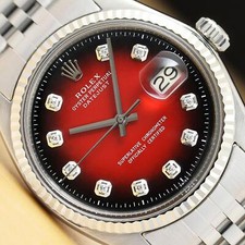 Rolex Uomo Datejust Rosso