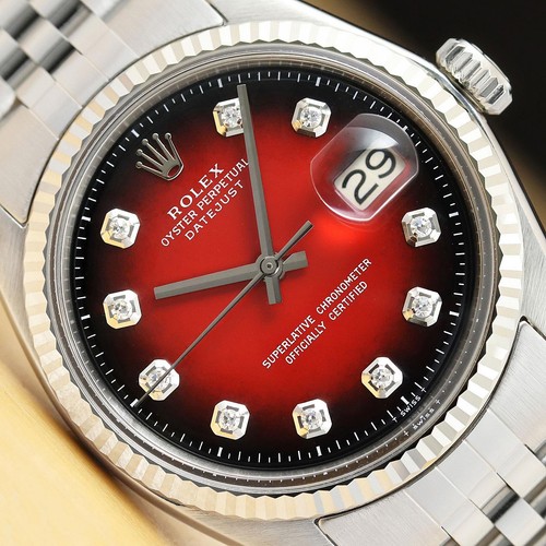 Rolex uomo datejust rosso - rolex,