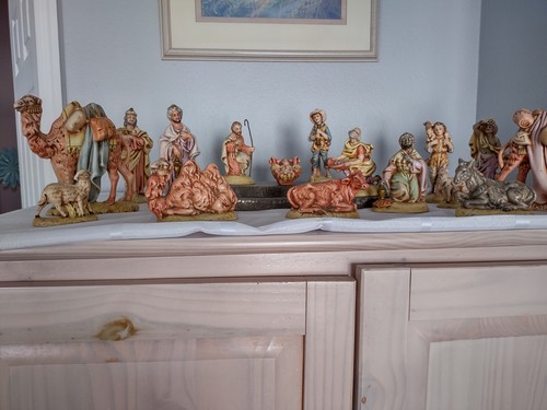 Presepe vintage ceramica 17 - presepe, in