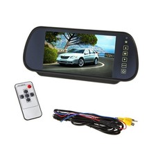 SPECCHIETTO RETROVISORE MONITOR 7 " BLUETOOTH VIVAVOCE TOUCH SCREEN USB SD MP5