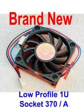EverCool Socket-370 Socket-A 1U Raffreddatore CPU in rame a basso profilo