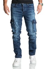 Jeans cargo uomo regular slim