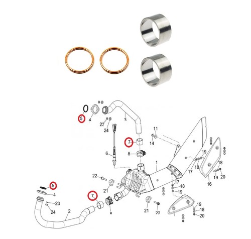 Aprilia mana 850 - 850, kit