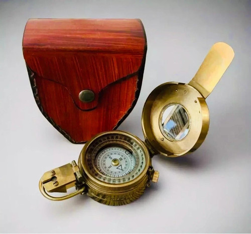 Bussola militare vintage - , in