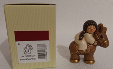 THUN Presepe Classico: Bimba su asinello bianco - S1150A83 - Fuori Produzione