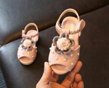 Scarpe estive bambino principessa bambina scarpe fiori perle bambino sandali morbidi