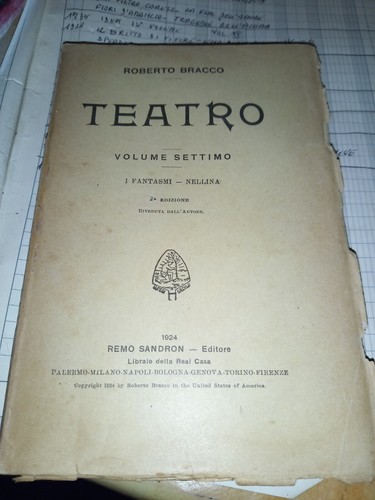 1740f roberto bracco teatro - 1740f,