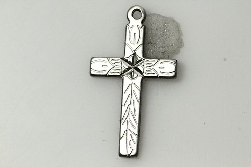 Ciondolo croce argento - ciondolo,