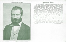 C877) QUINTINO SELLA DA MOSSO (BIELLA) SCIENZIATO, ALPINISTA E POLITICO.