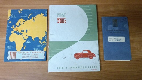 Fiat 500 topolino libretto - fiat,